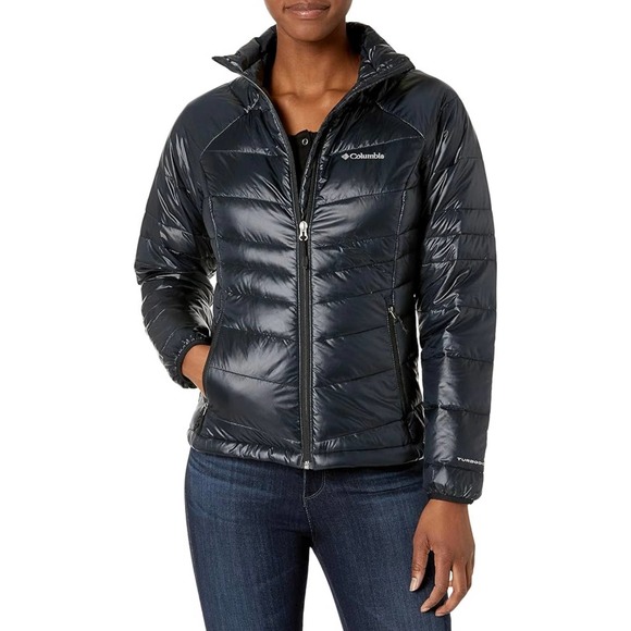 Columbia | Women | 650TD Omni Heat Navy Blue Radial Down Puffer Jacket | Large - Picture 14 of 15